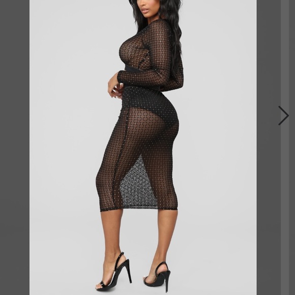 Exclusively yours~ Sheer Mesh 2 Piece Set - Picture 4 of 10